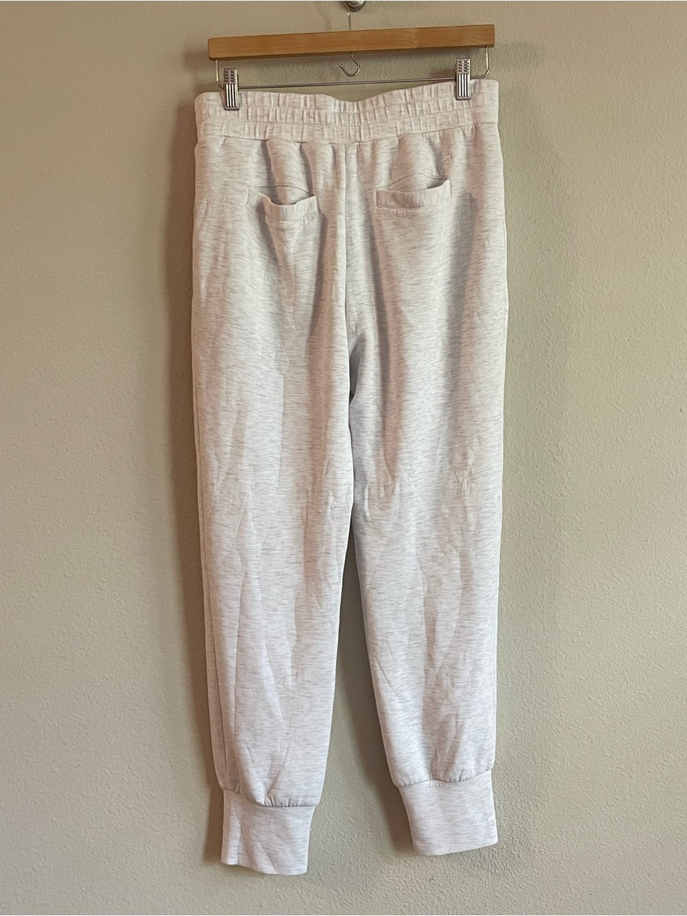 Varley Ivory Marl The Relaxed Pull On Pants Size Large - Picture 10 of 16